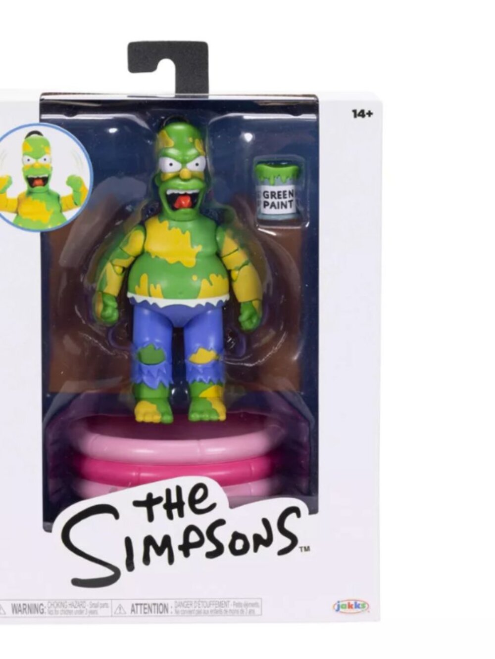 The Simpsons 5" Furious Homer Wave 1 Premium Action Figure JAKKS Pacific